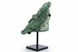 Green Fluorescent Fluorite Crystals w/ Metal Stand - Madagascar #361317-6